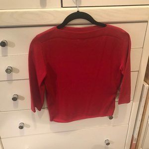 Giorgio Armani Raspberry fine wool sweater